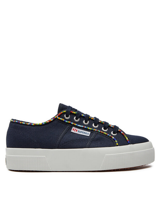 

Тканевые Кроссовки Superga Multicolor Beads 2740 S4131FW, темно-синий