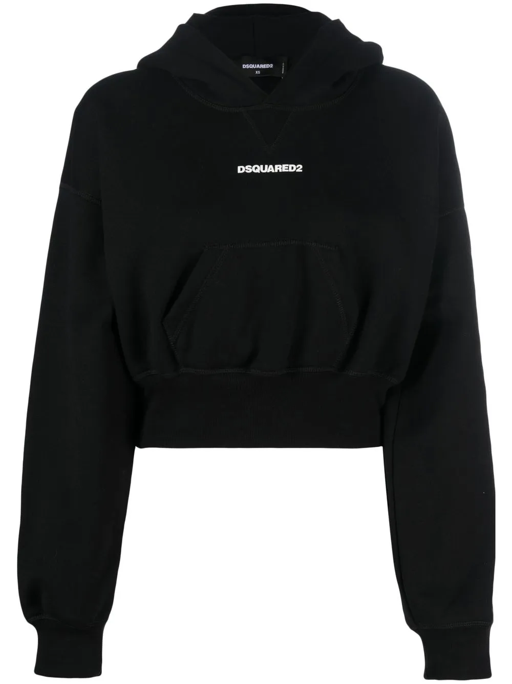 

Худи с логотипом DSQUARED2, черный