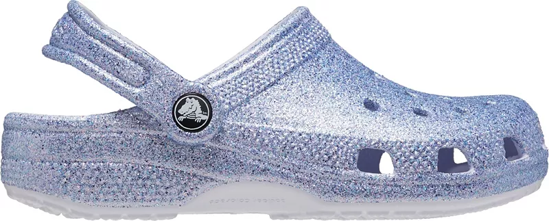 

Детские классические блестящие сабо Crocs, цвет Frosted Glitter