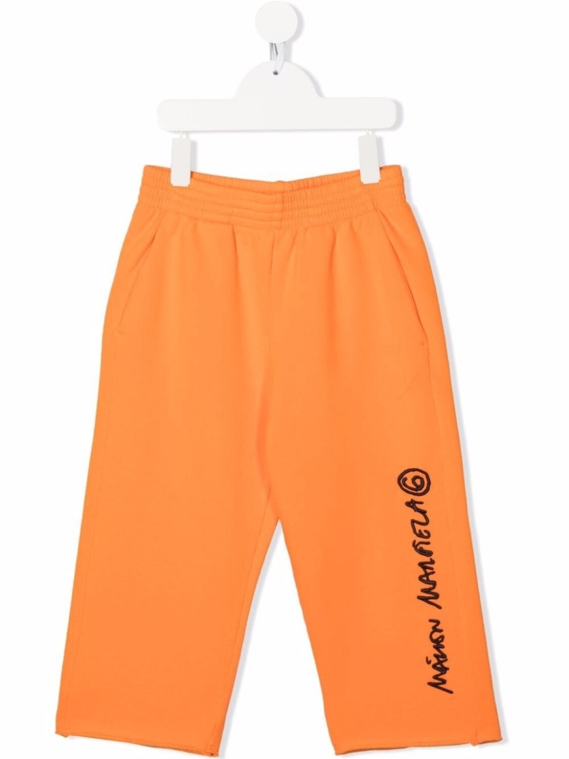 

MM6 Maison Margiela Kids джоггеры с логотипом, оранжевый