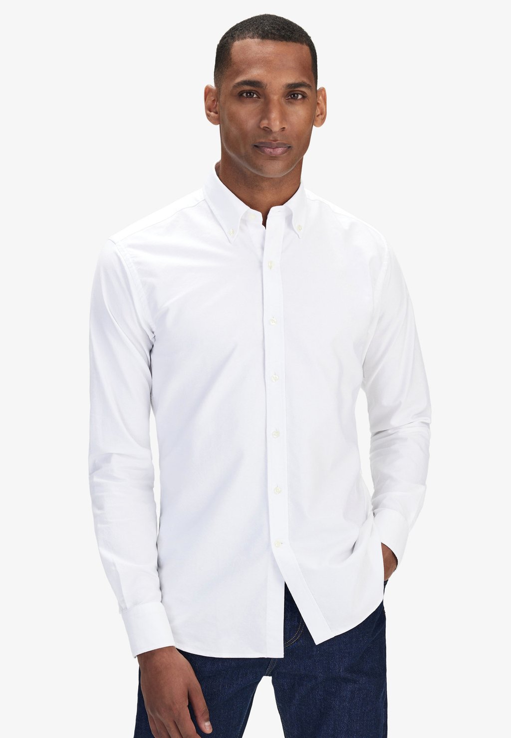 

Рубашка OXFORD BUTTON DOWN John Henric, белый
