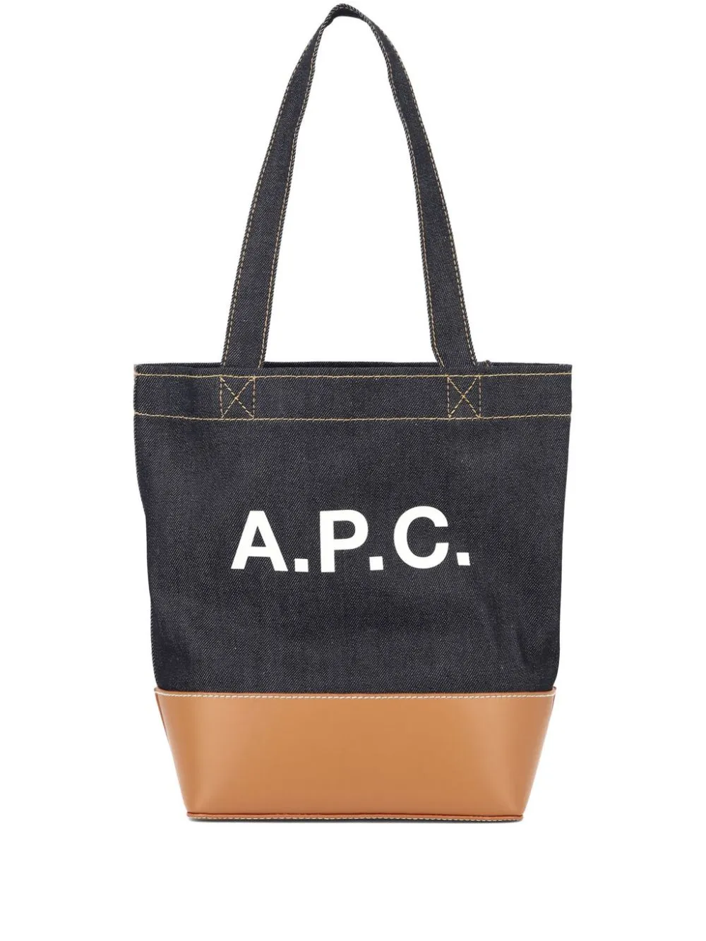 

Джинсовая сумка на плечо с логотипом A.P.C., синий