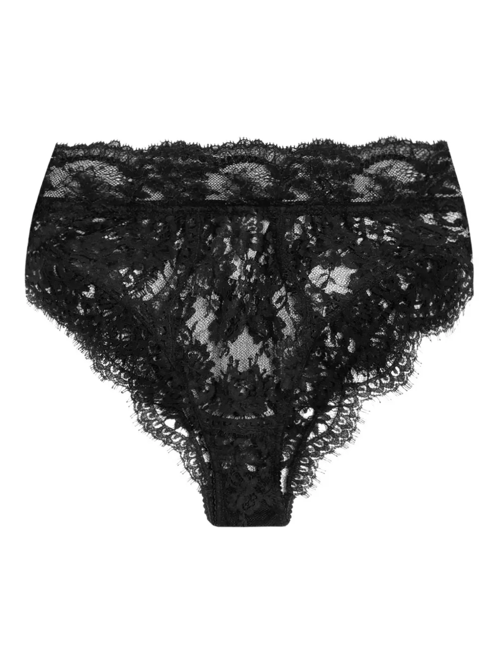 

Кружевные трусы-брифы с высоким вырезом DOLCE & GABBANA, черный