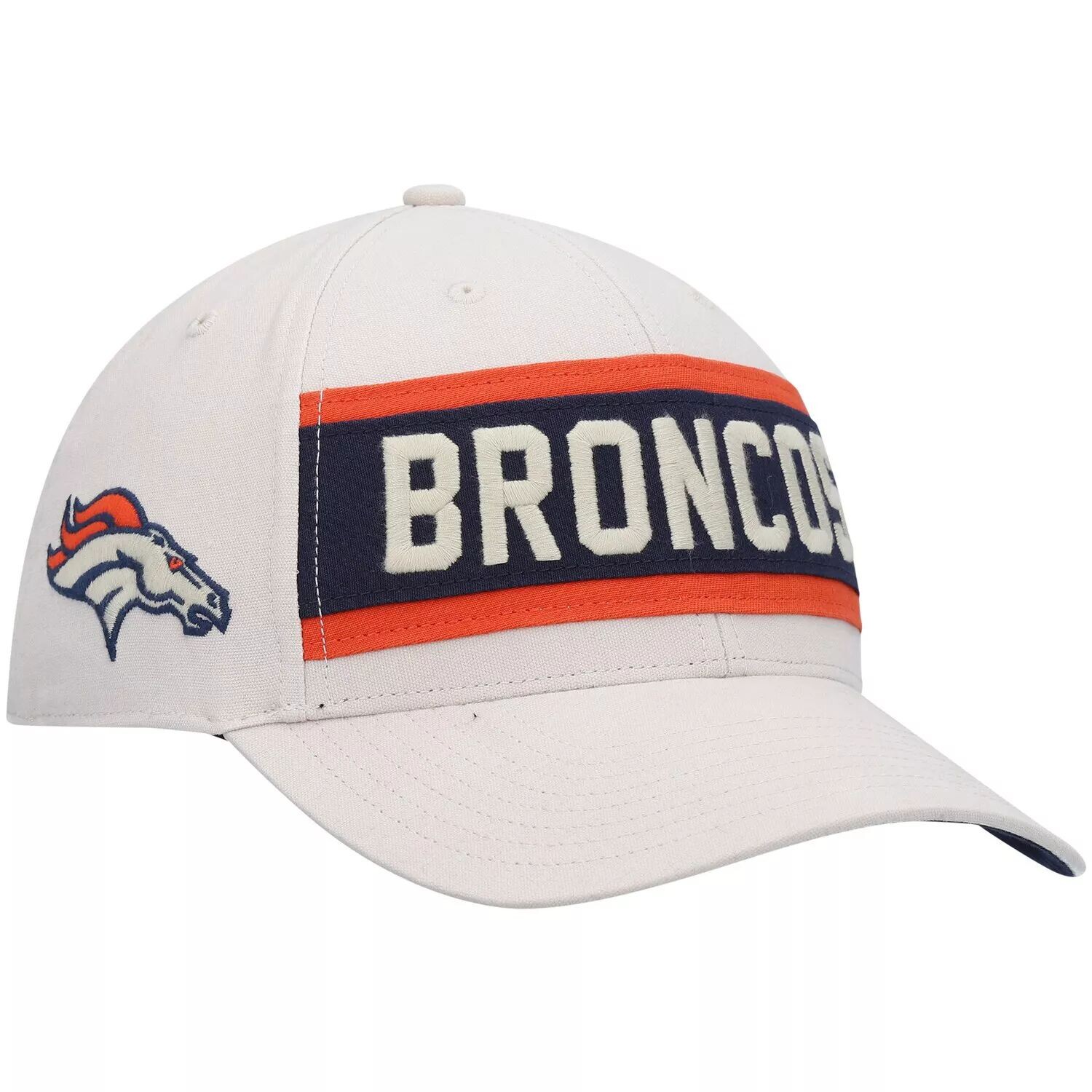 

Мужская регулируемая кепка кремового цвета Denver Broncos Crossroad MVP '47