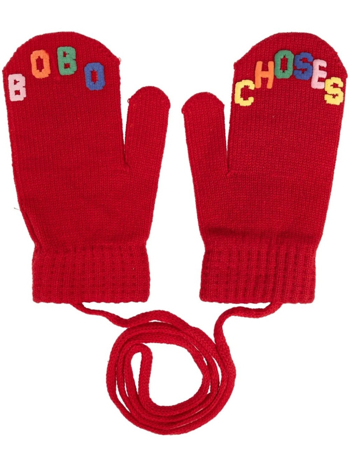 

Bobo Choses хлопковые варежки, красный