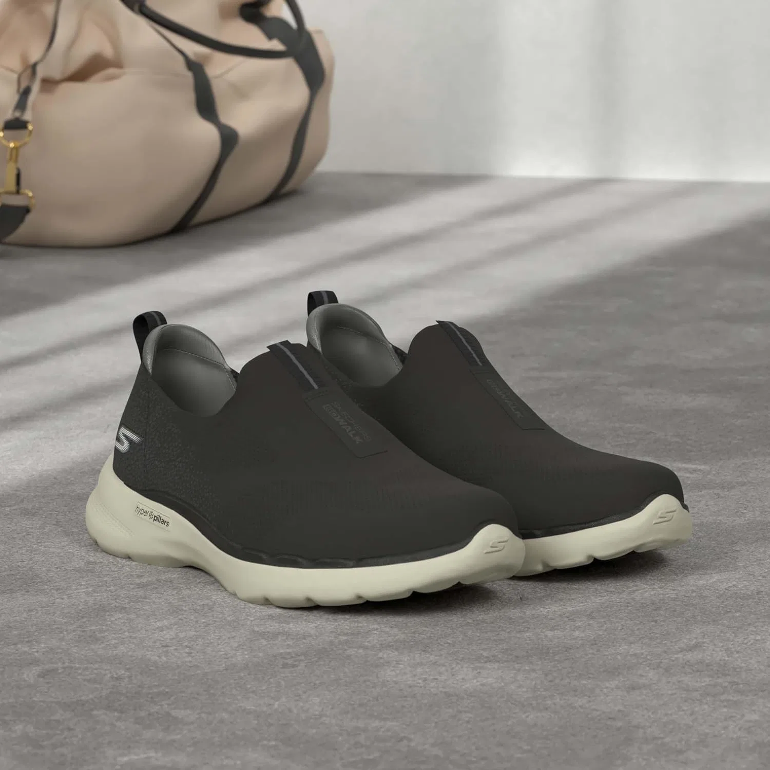 Мужские кроссовки Skechers GOWalk 6, Black — фото 2