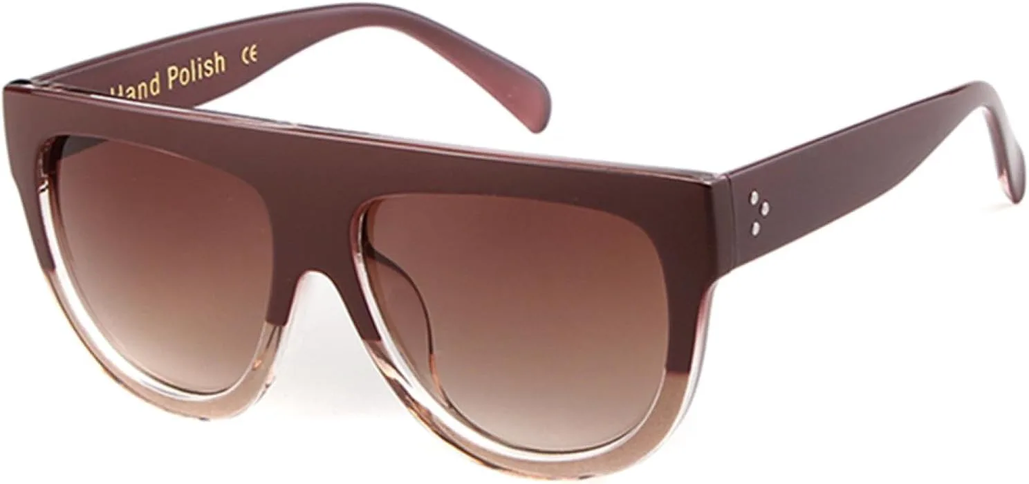 

Модные женские солнцезащитные очки в винтажном стиле с градиентным переходом цвета и заклепками, обеспечивающие защиту от УФ-излучения UV400 TOIPASTN, C4