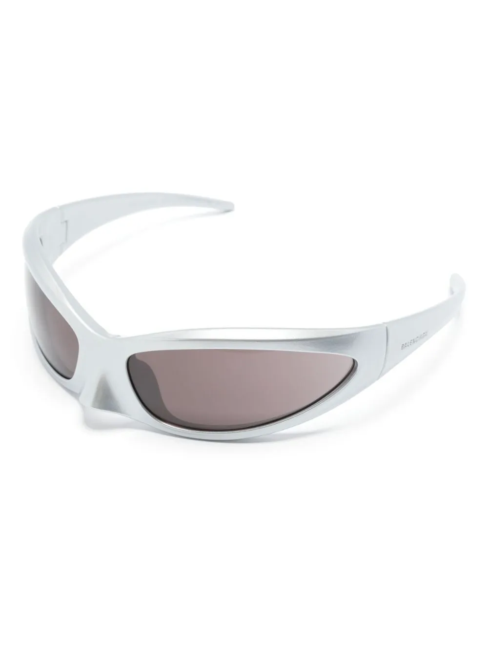 Солнцезащитные очки Skin Cat с затемненными линзами Balenciaga Eyewear, серебяный — фото 2