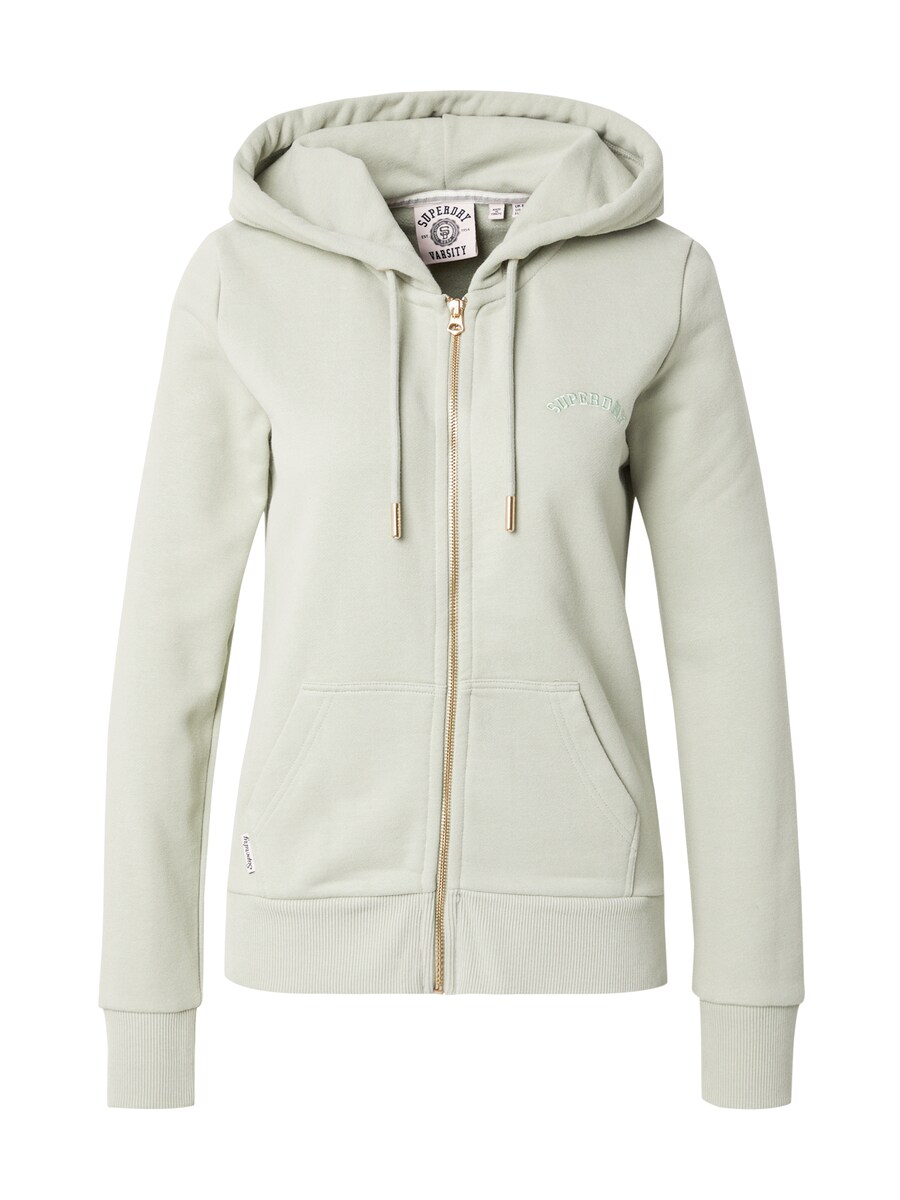 

Толстовка с капюшоном на молнии Superdry, пастельный зеленый