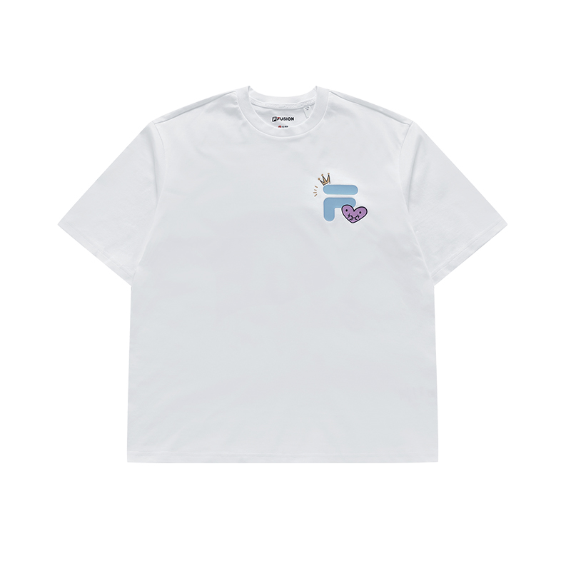 

FILA FUSION Футболка унисекс из коллекции FOB Sports Lifestyle, стандартная белая