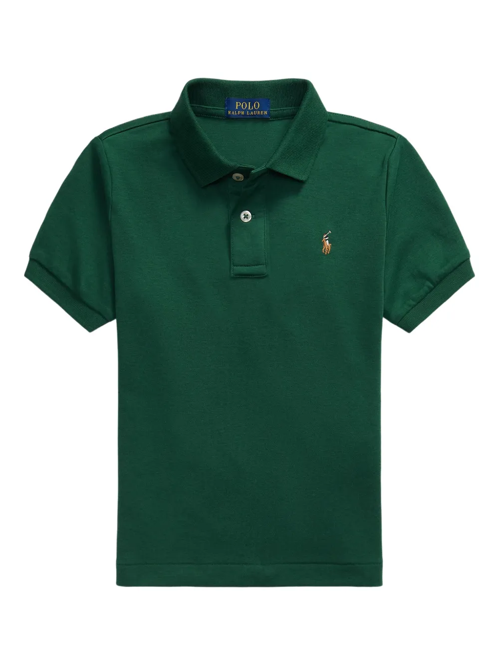 

Рубашка-поло с логотипом POLO RALPH LAUREN KIDS, зеленый