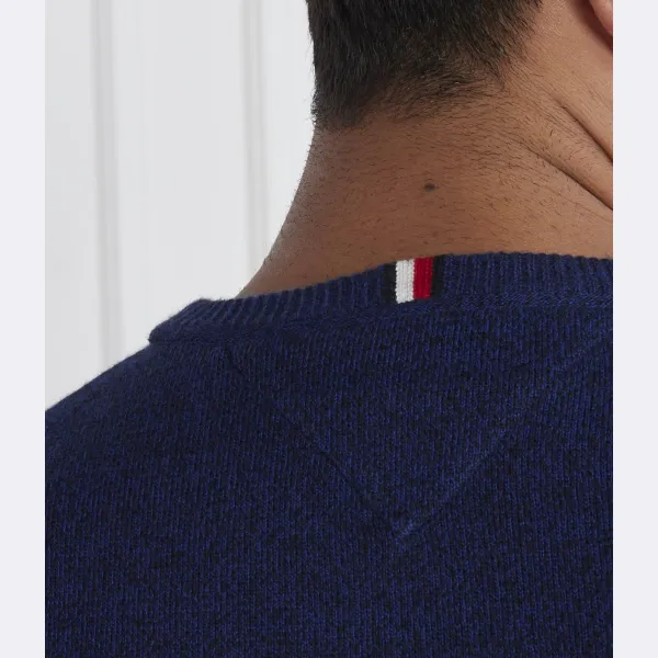 Свитер обычного кроя с добавлением кашемира Tommy Hilfiger, синий — фото 4