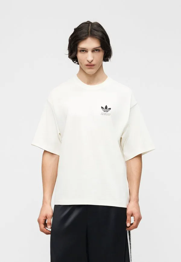 Футболка унисекс с графическим логотипом starts Adidas Originals, Off-White — фото 3