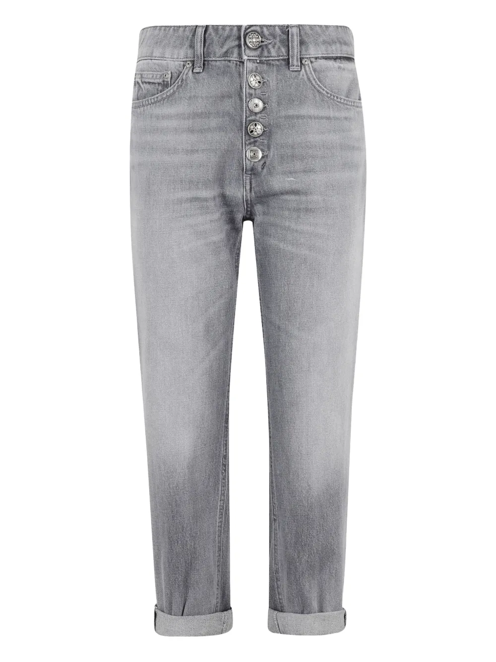 

Джинсы из денима на пуговицах Dondup, серый