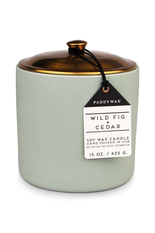 

Ароматические свечи соевые Wild Fig & Cedar 425 г Paddywax, мультиколор