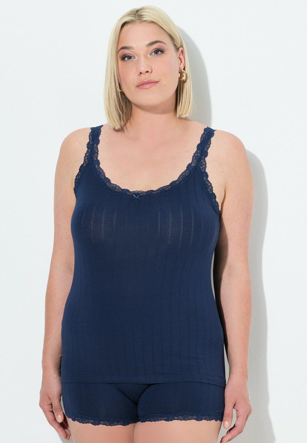 

Нижняя рубашка OPENWORK TANK Ulla Popken, темно-синий