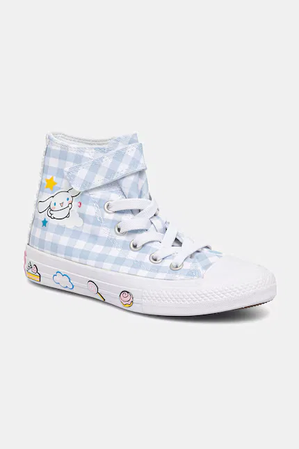 Кеды высокие Converse Chuck Taylor All Star 1V Hello Kitty, синий