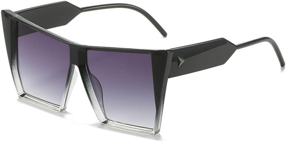 

Крупные квадратные солнцезащитные очки для женщин, градиентные винтажные очки для мужчин, роскошные солнцезащитные очки с защитой от УФ-излучения UV400 LVTFCO, Black Grey