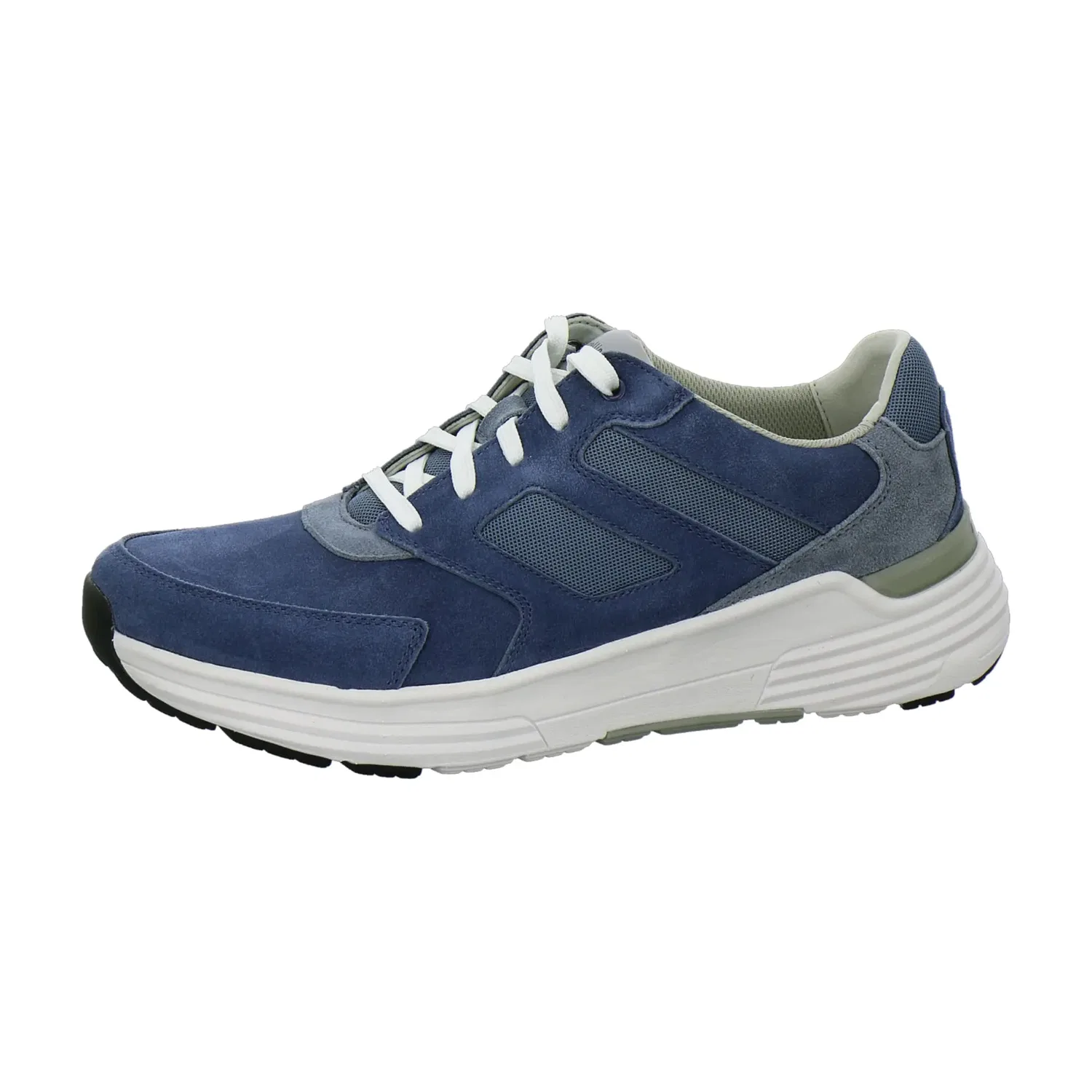 Спортивные кроссовки из кожи Rollingsoft, синие