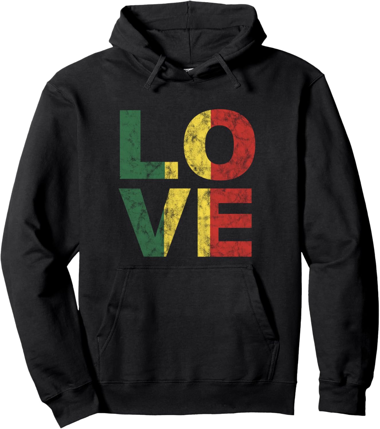 

Толстовка Rastafari Reggae Rasta Love Rastafari Gifts, черный