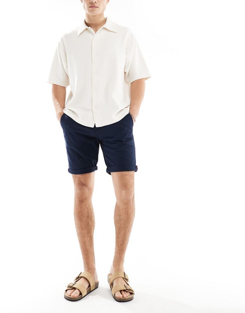 

Jack & Jones – темно-синие шорты чинос