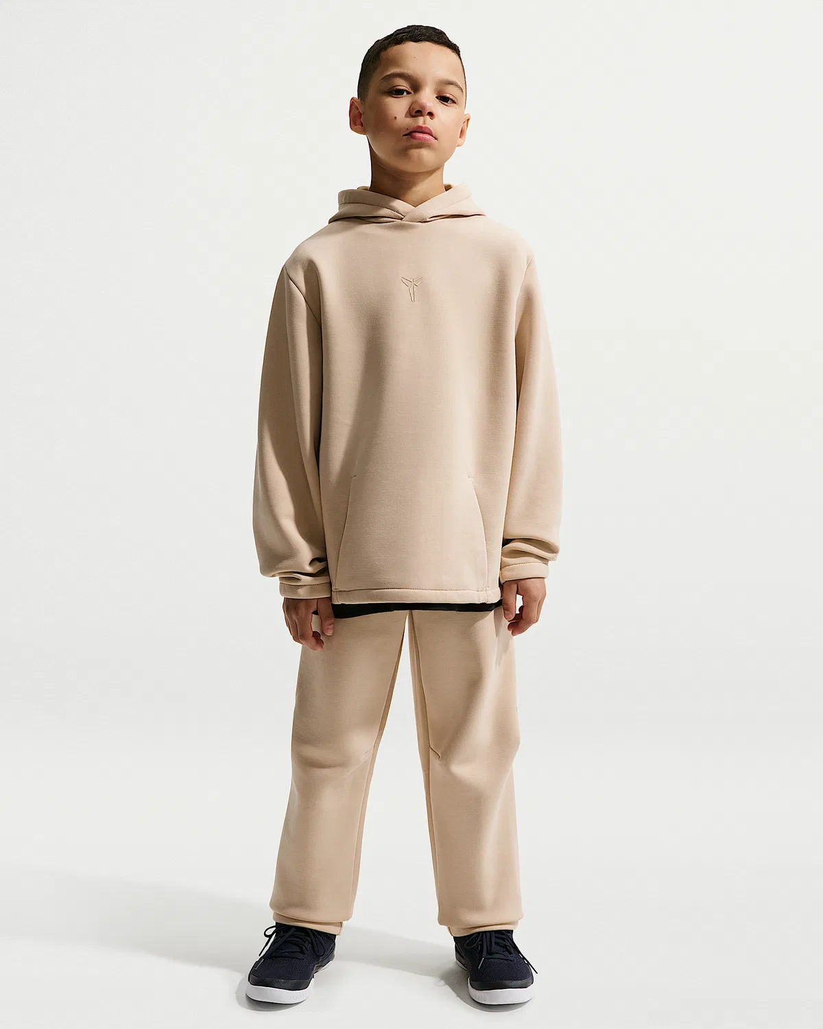 Детская баскетбольная худи Kobe Dri-FIT, Sanddrift/Sanddrift — фото 4