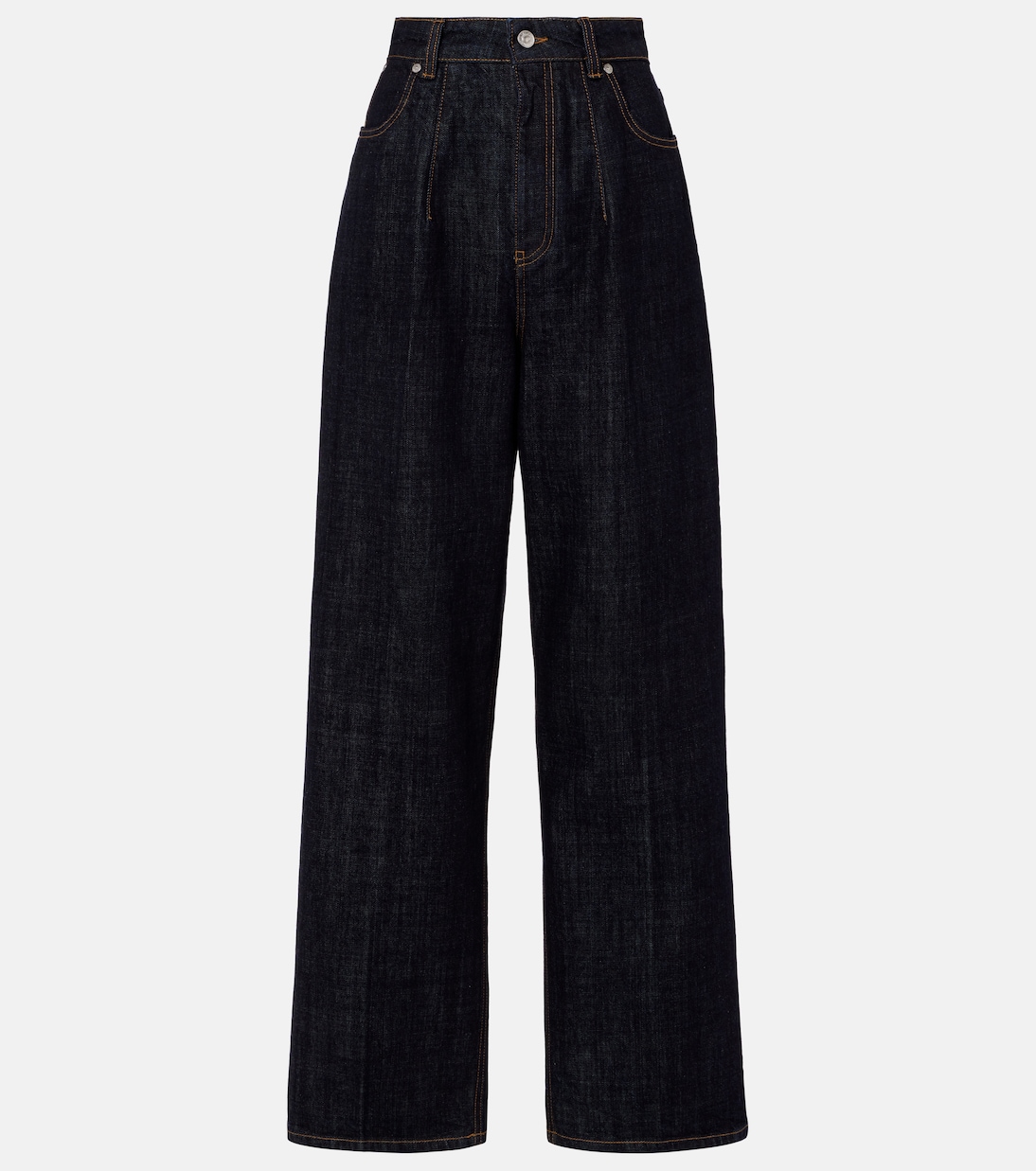 

Высокие прямые джинсы Victoria Beckham, Indigo Rinse