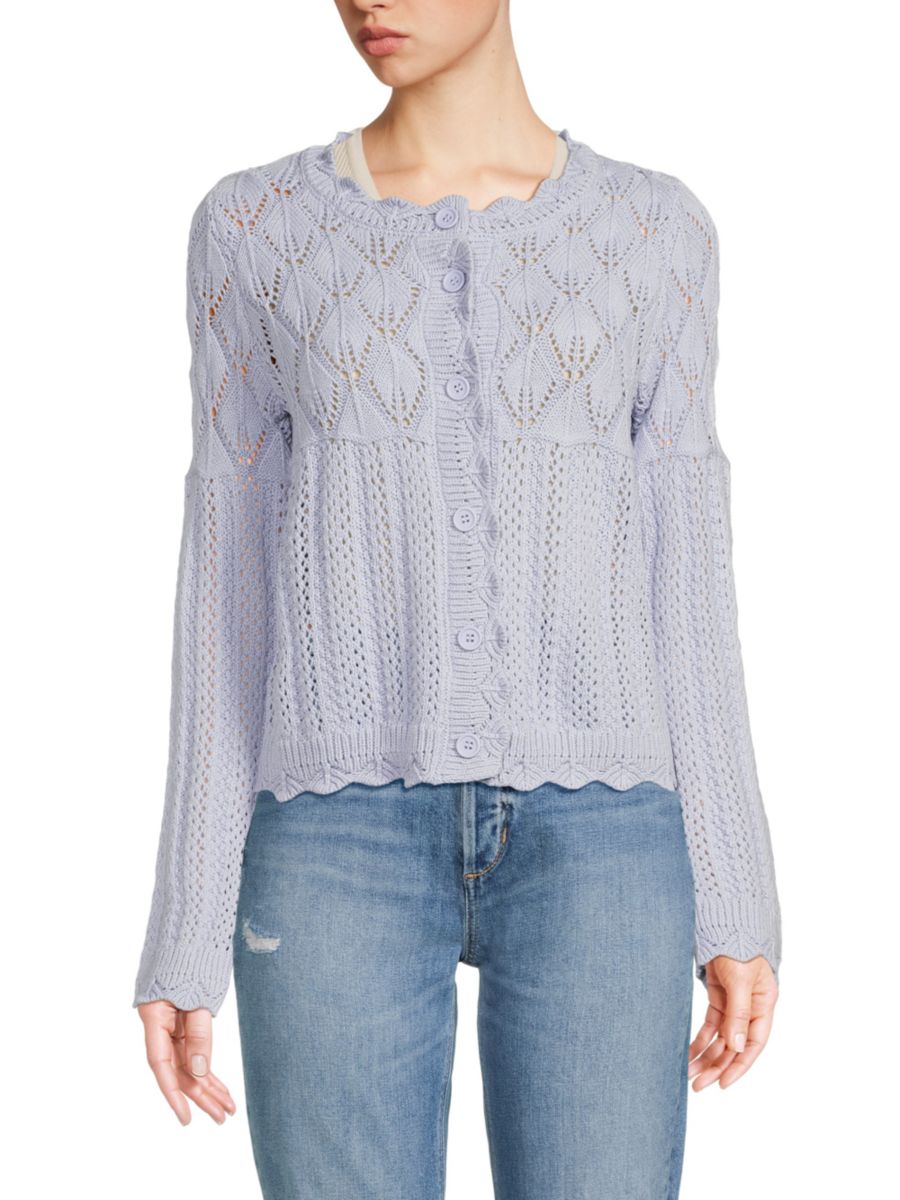 

Вязаный кардиган Design 365, цвет Morning Sky