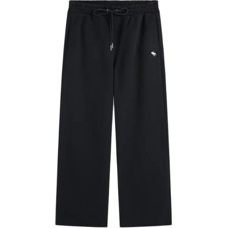 

Вязаные спортивные штаны Women's Abercrombie＆Fitch, черный