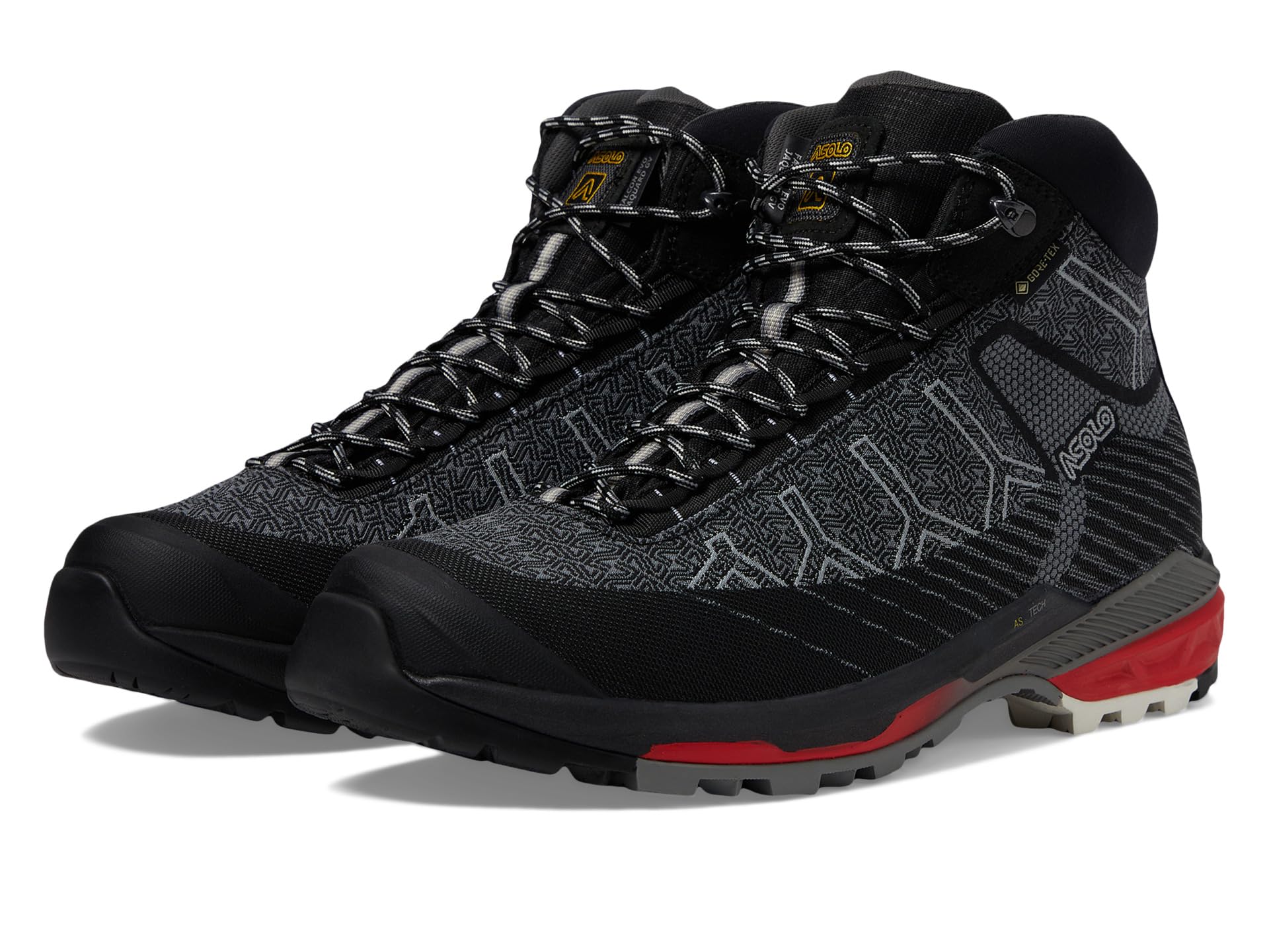 

Ботинки Asolo Falcon EVO Jaquard GV, цвет Black/Red