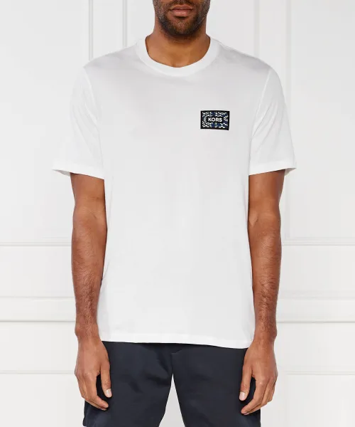 

Футболка с сетчатыми блоками Oversize fit Michael Kors, белый