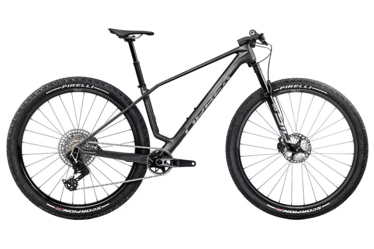 

Горный велосипед Orbea Alma m-team axs - 29 дюймов - diamant, schwarz | diamond carbon view (matt)
