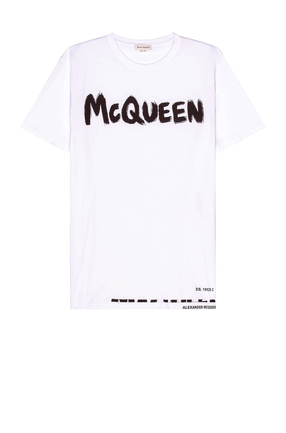 

Футболка Alexander Mcqueen Graffiti Print, белый