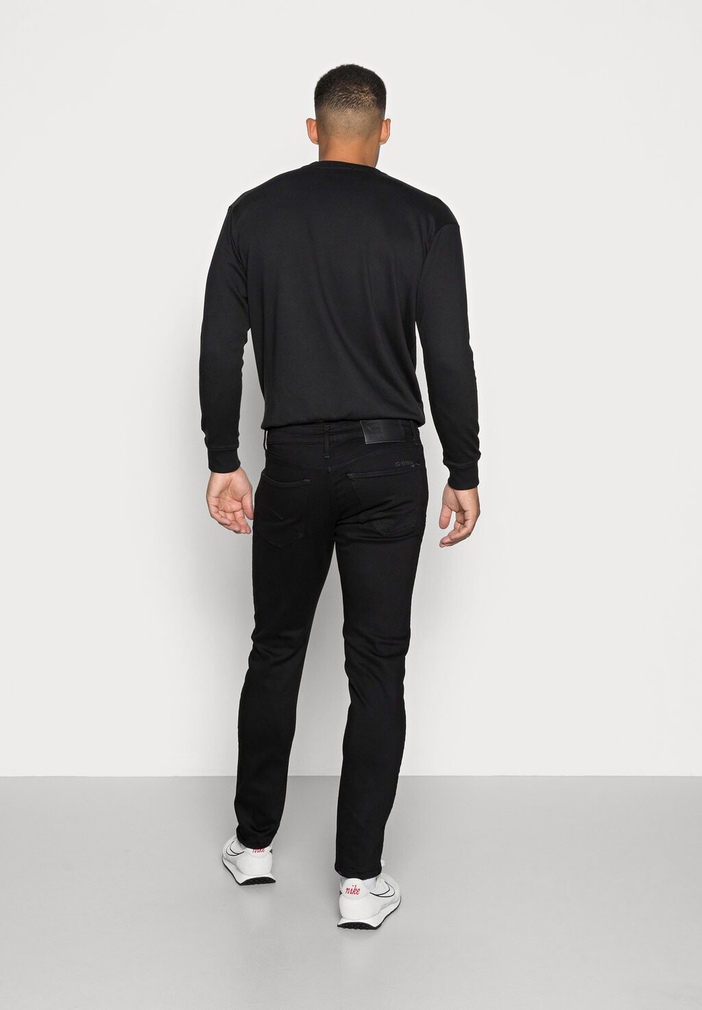 Джинсы приталенного кроя 3301 SLIM FIT G-Star, эльто-черный черный суперстрейч/черный как смоль — фото 3