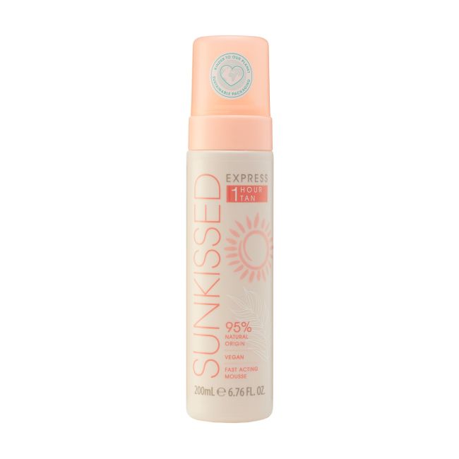 

Express 1 час загара быстродействующая пена для автозагара Sunkissed, 200 мл