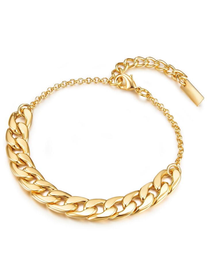 

Lulu & Jane Браслет из металлического сплава с покрытием из желтого золота