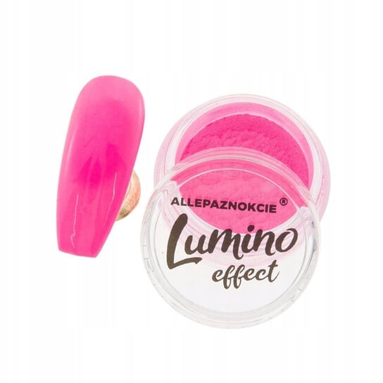 Светящаяся в темноте пудра AlleNaznokcie, Fluo Lumino Effect 8, AllePaznokcie — фото 3