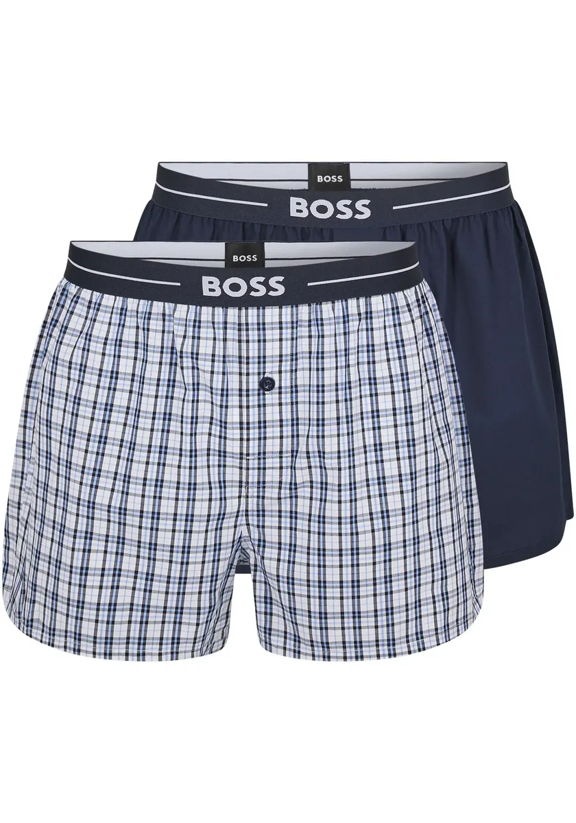 

BOSS Webboxer "NOS Boxer EW 2P" (2 шт. в упаковке), синий