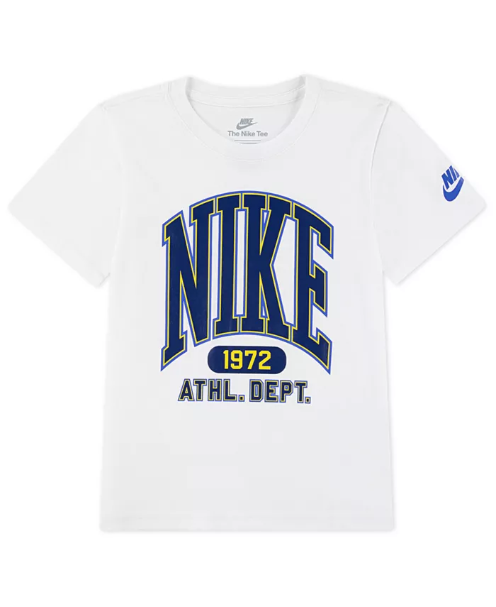 

Футболка Giant Varsity с графическим принтом для малышей и мальчиков Nike, белый