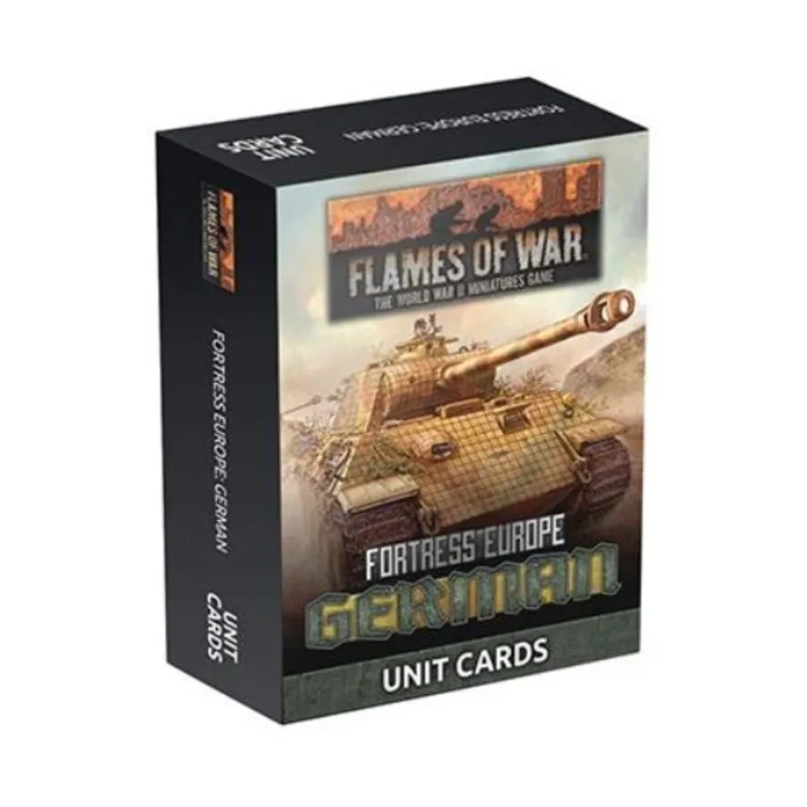 

Крепость Европа - Карты немецких отрядов, Flames of War - WWII - Core Rules & Assorted (4th Edition)