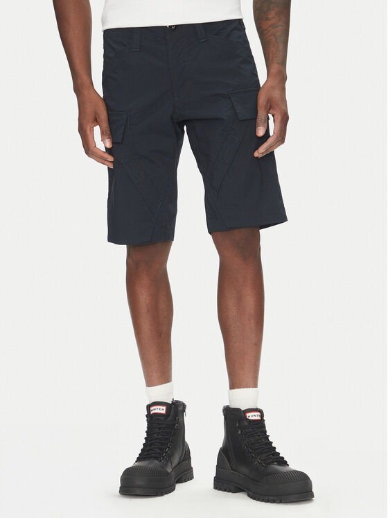 

Шорты из ткани обычного кроя 3D Cargo D26222-D308 G-Star Raw, синий