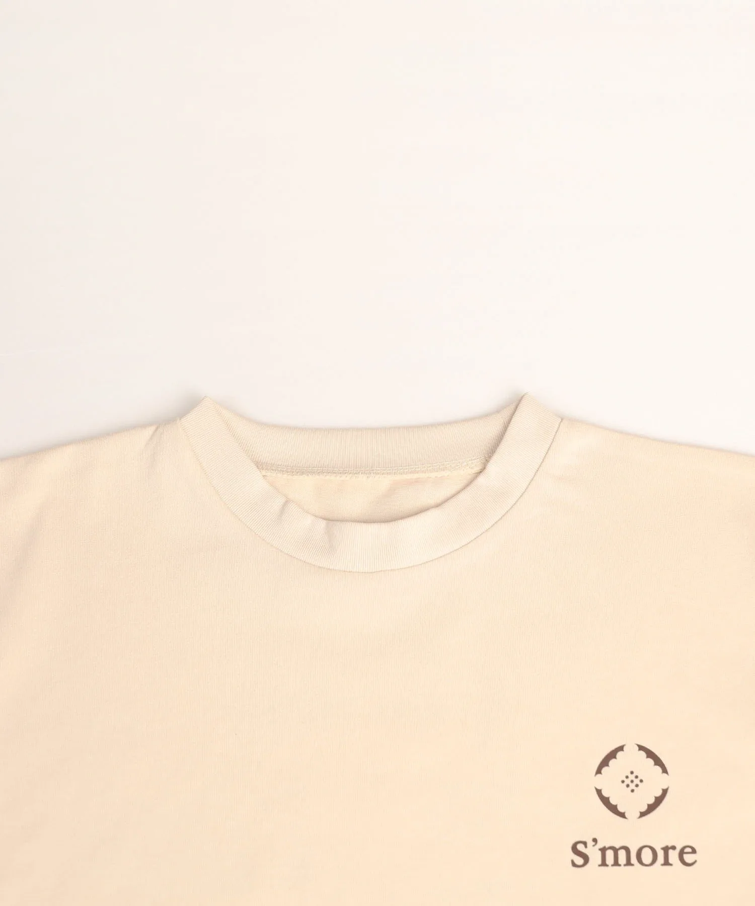Футболка Футболки из хлопка с изображением зефира и шоколада Детские S'More, beige — фото 4