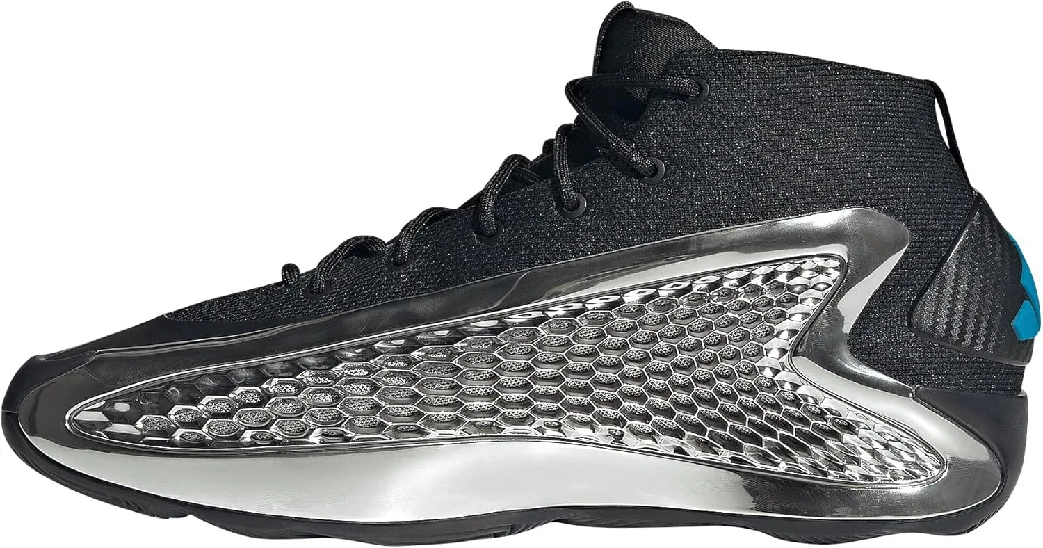 Мужские кроссовки Adidas Performance Anthony Edwards 1 Chrome, Black Silver Black — фото 2