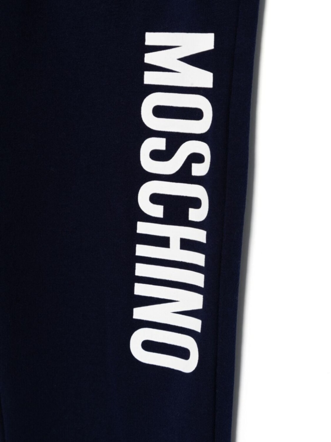 Moschino Kids спортивные брюки с логотипом, синий — фото 3