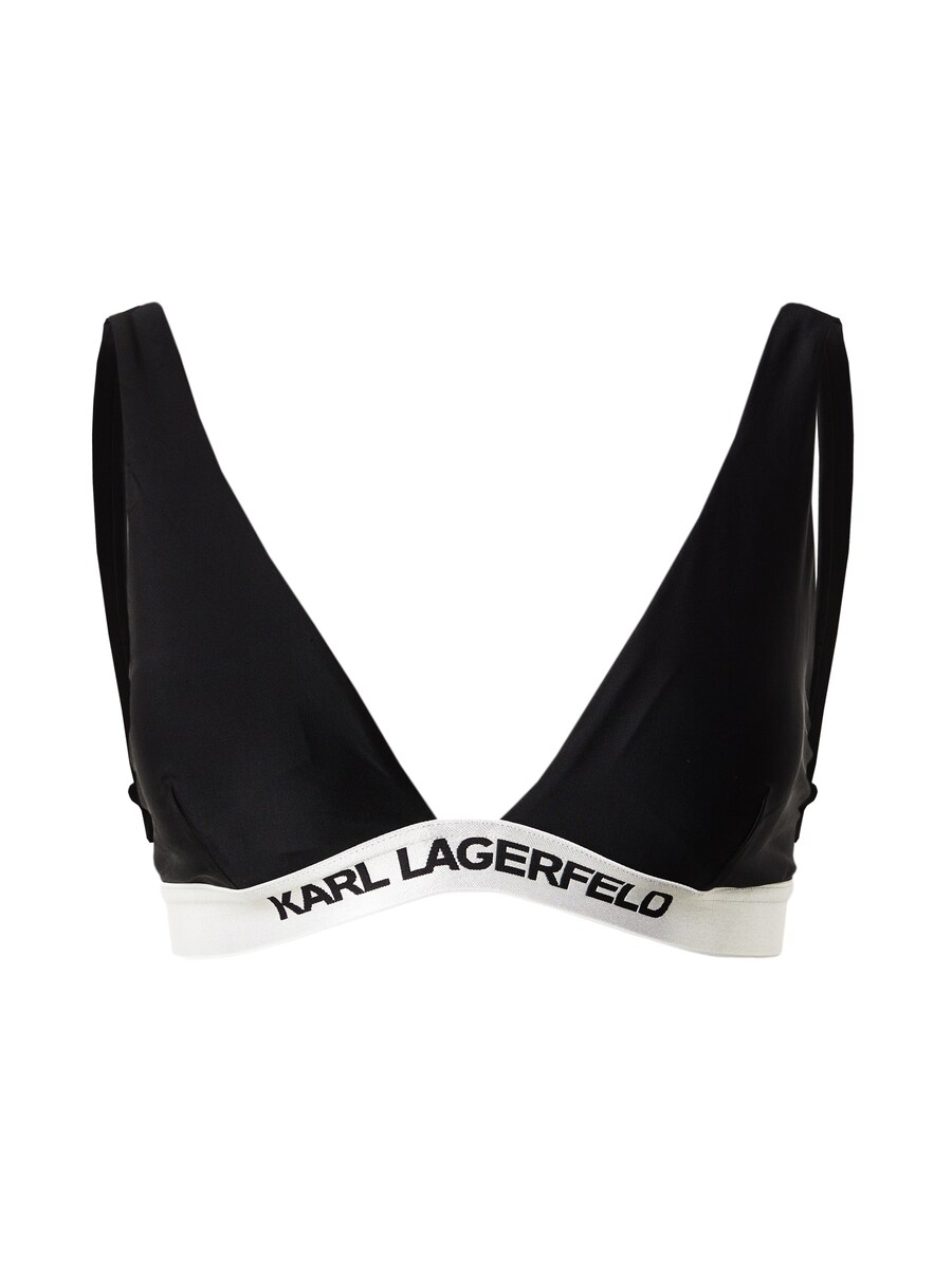 

Треугольный бикини-топ Karl Lagerfeld Triangle Bikini Top, черный