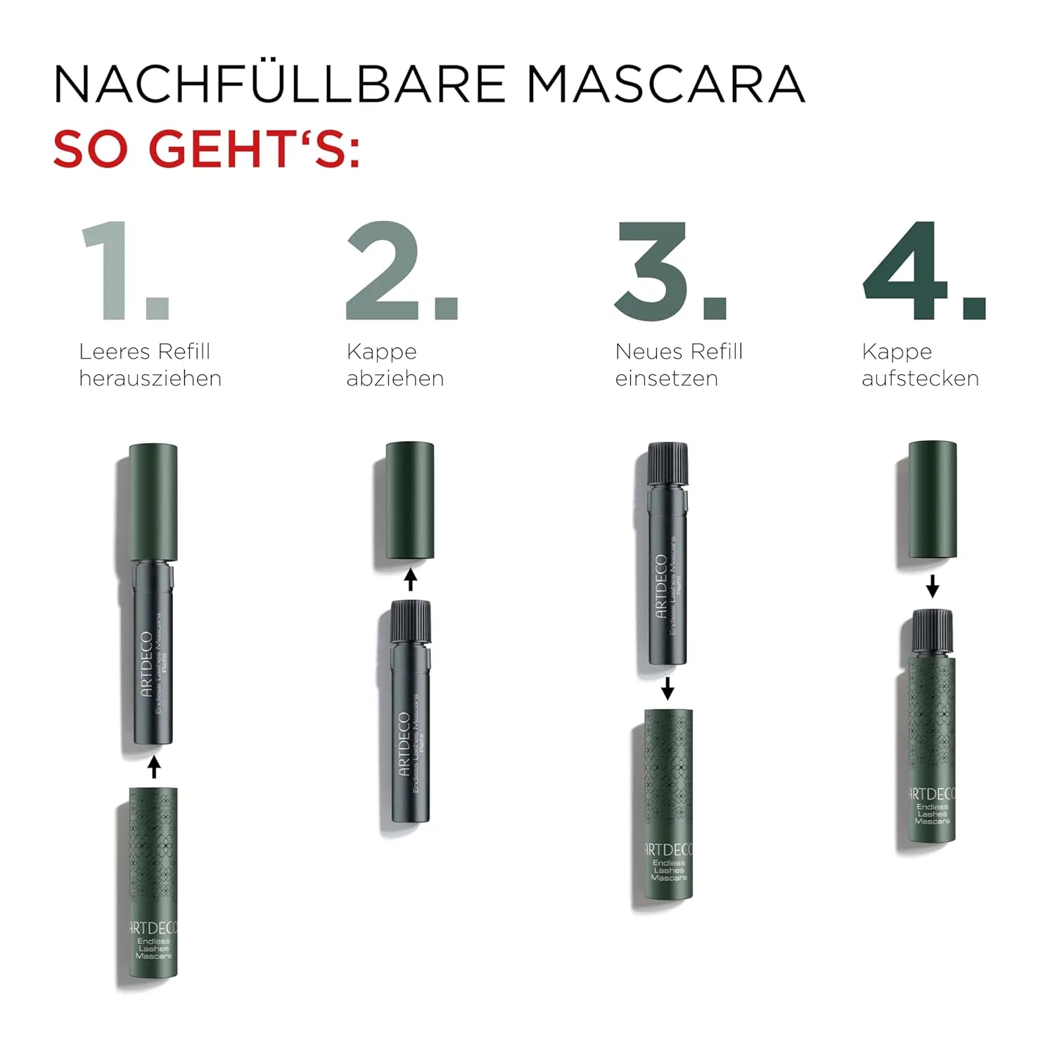 Сменная тушь для ресниц «Multi Lash Volume Mascara Refill» от ARTDECO Artdeco, 1 - Black — фото 2