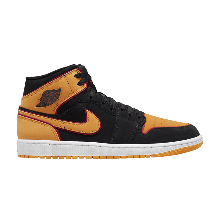 

Кроссовки Air Jordan Air Jordan 1 Mid SE 'Vivid Orange', черный