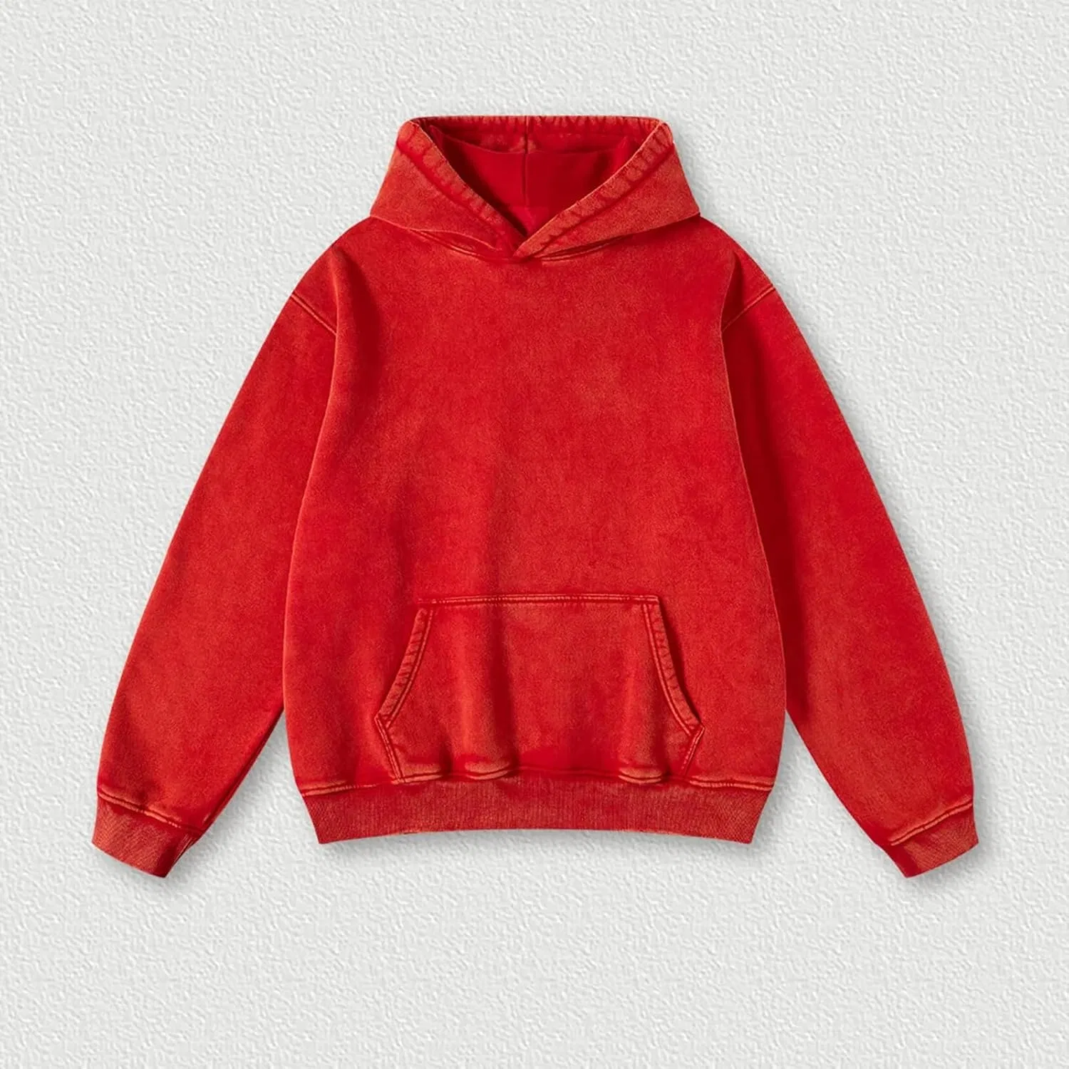 Мужские свободные худи, повседневные толстовки оверсайз, толстовки с длинным рукавом, рубашки-пуловеры с карманом — фото 3