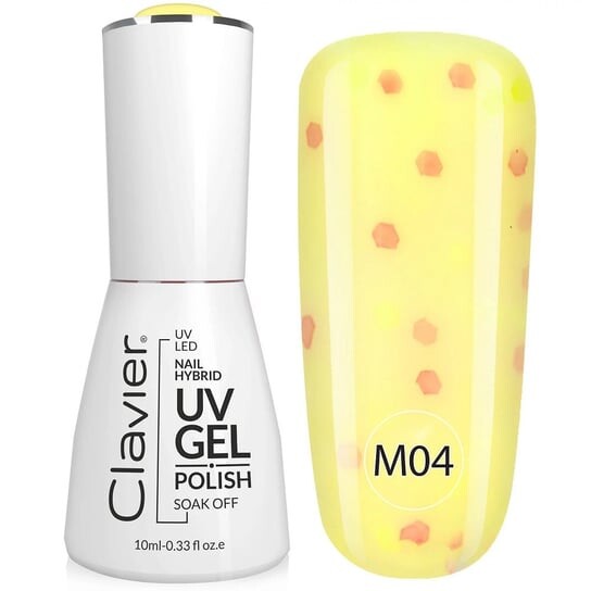 

Гибридный лак для ногтей M04 Lemon Curd, 10 мл Clavier, Luxury Multi Flavors