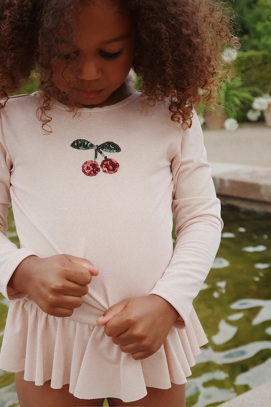 

Детский купальник JADE LS Konges Sløjd, бежевый